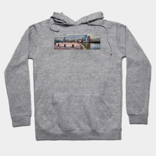 The Intrepid & West Side Piers Panorama, NYC, USA Hoodie